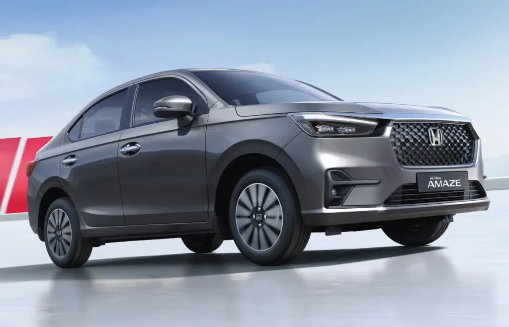 2025-honda-amaze-compact-sedan-front-side-angle

हौंडा ने लॉन्च की अपनी सबसे सस्ती कार अमेज़ ₹7.99 लाख में, पूरा विवरण जानें